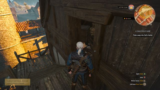 Entrance to the house on the second floor - Side quests in Free City of Novigrad - Free City of Novigrad - The Witcher 3 Wild Hunt Guide & Walkthrough