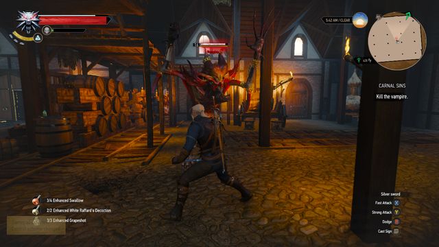 A higher vampire - the battle is similar as with any other of his kind - Side quests in Free City of Novigrad - Free City of Novigrad - The Witcher 3 Wild Hunt Guide & Walkthrough