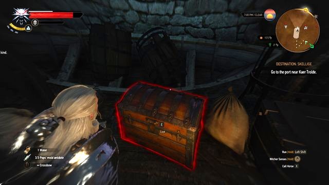 Take the letter that activates the quest. - The Witcher 3 Wild Hunt: Treasure hunt in Kaer Muire - list, walkthrough - Kaer Muire - The Witcher 3 Wild Hunt Guide & Walkthrough