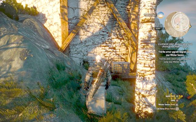 Chest by the wall - Mastercrafted Bear School Gear - Bear School Gear - The Witcher 3 Wild Hunt Guide & Walkthrough