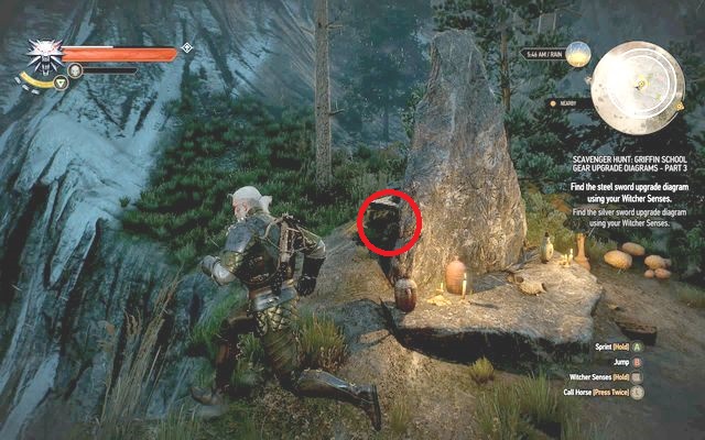 Chest behind an altar - Superior Griffin School Gear - Griffin School Gear - The Witcher 3 Wild Hunt Guide & Walkthrough
