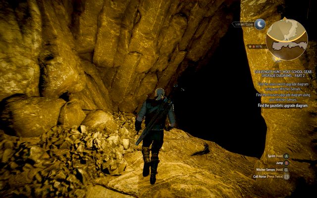 Drop in the cave - Enhanced Wolf School Gear (DLC) - Wolf School Gear (DLC) - The Witcher 3 Wild Hunt Guide & Walkthrough