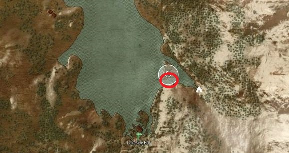 To the north-east from the Lakeside Hut a small island is located - Enhanced Wolf School Gear (DLC) - Wolf School Gear (DLC) - The Witcher 3 Wild Hunt Guide & Walkthrough