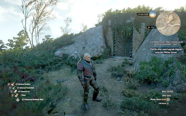 Enter the basement and find a small box - Superior Wolf School Gear (DLC) - Wolf School Gear (DLC) - The Witcher 3 Wild Hunt Guide & Walkthrough