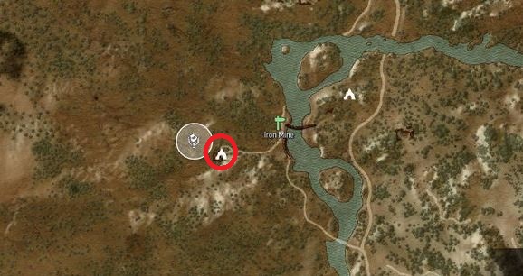 To the south-west from Kaer Morhen, by the river there is an entrance to an abandoned Iron Mine - Superior Wolf School Gear (DLC) - Wolf School Gear (DLC) - The Witcher 3 Wild Hunt Guide & Walkthrough