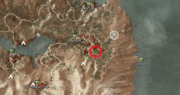 On the island Undvik, the Dorve Ruins are located - Mastercrafted Wolf School Gear (DLC) - Wolf School Gear (DLC) - The Witcher 3 Wild Hunt Guide & Walkthrough
