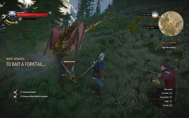 Forktail - The Witcher 3 Wild Hunt: Ugly Baby - walkthrough - Kaer Morhen - The Witcher 3 Wild Hunt Guide & Walkthrough
