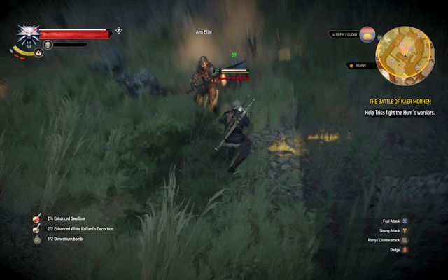 Defeat the remaining enemies at the courtyard - The Witcher 3 Wild Hunt: The Battle of Kaer Morhen - walkthrough - Kaer Morhen - The Witcher 3 Wild Hunt Guide & Walkthrough