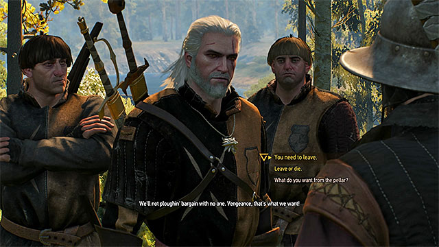 Axii sign works like persuasion in other RPG games - Meeting NPCs - Exploring the game world - The Witcher 3: Wild Hunt Game Guide & Walkthrough
