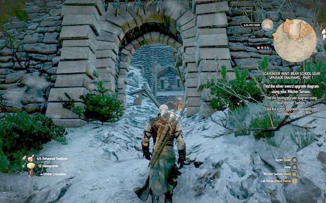 Old stronghold entrance - The Witcher 3 Wild Hunt: Enhanced Bear School Gear - Bear School Gear - The Witcher 3 Wild Hunt Guide & Walkthrough