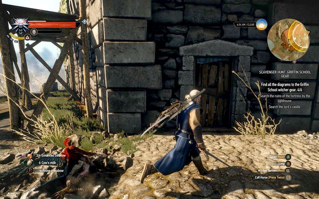 Door to the annexe - The Witcher 3 Wild Hunt: Basic Griffin School Gear - Griffin School Gear - The Witcher 3 Wild Hunt Guide & Walkthrough