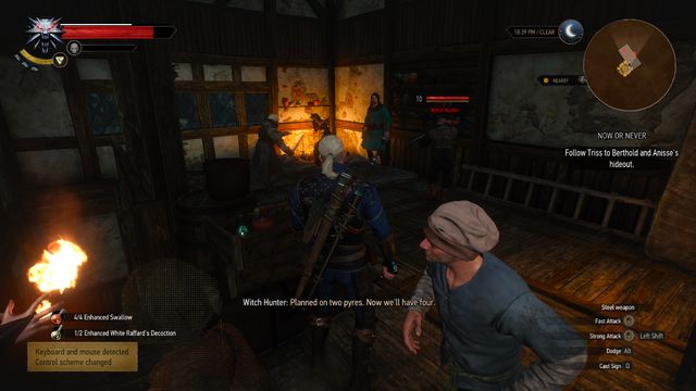 Quickly kill the Hunters, before they hit the sorcerers - Now or Never - side quest - Free City of Novigrad - The Witcher 3 Wild Hunt Guide & Walkthrough