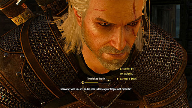 Make the decision before time runs out - The Nilfgaardian Connection - main quest - Prologue and White Orchard - The Witcher 3: Wild Hunt Game Guide & Walkthrough