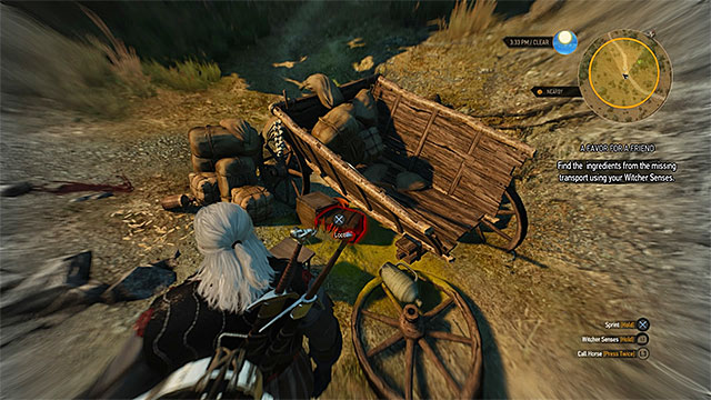 The place where you find the package for Keira - Side quests in Midcopse - Midcopse - The Witcher 3 Wild Hunt Guide & Walkthrough