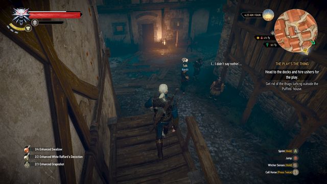 Bandits harassing the Puffins - The Plays The Thing - main quest - Free City of Novigrad - The Witcher 3 Wild Hunt Guide & Walkthrough