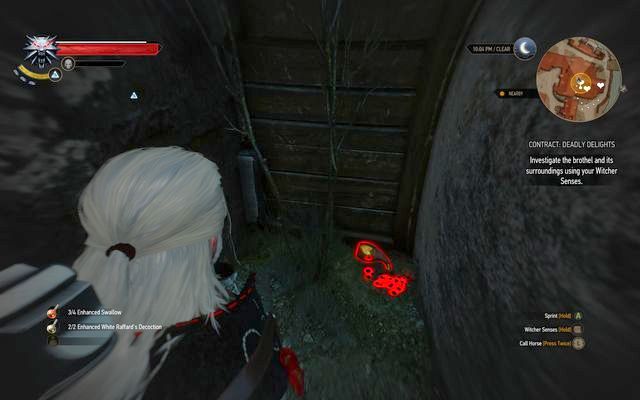Perfumes in the corner of the Catherine Bootlegger - The Witcher 3 Wild Hunt: Witcher contracts, Free City of Novigrad - walkthrough - Free City of Novigrad - The Witcher 3 Wild Hunt Guide & Walkthrough