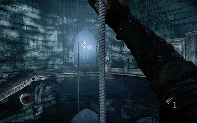 A new passage on the upper floor - Leave the ancient ruins - Chapter 3: Dirty Secrets - Thief - Game Guide and Walkthrough