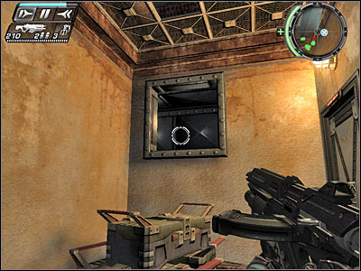 Once you're inside the shaft, turn right - Ground Floor V - Walkthrough - Timeshift - Game Guide and Walkthrough