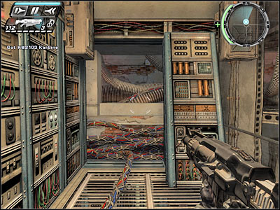 There's only one passageway here, so you shouldn't have any problems finding the exit - Heist II - Walkthrough - Timeshift - Game Guide and Walkthrough