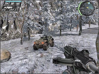 You will have an opportunity to use an ATV to travel to the next area of the map - Better Late... I - Walkthrough - Timeshift - Game Guide and Walkthrough