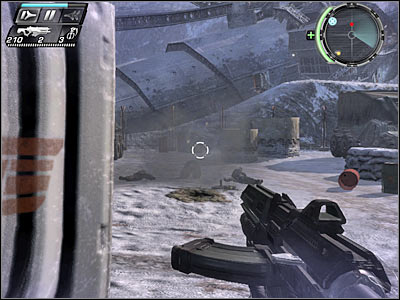 You should be able to see the vehicle very shortly - Point of Impact III - Walkthrough - Timeshift - Game Guide and Walkthrough