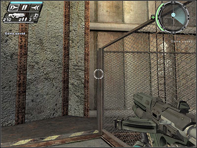 The easiest way to win this upcoming battle is by using a slow-motion feature - Test Labs II - Walkthrough - Timeshift - Game Guide and Walkthrough
