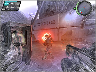 You will probably have to kill two of those soldiers right away - Exeunt I - Walkthrough - Timeshift - Game Guide and Walkthrough