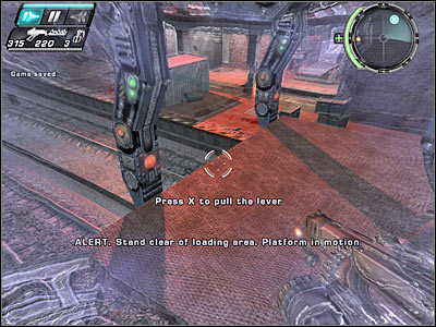 You can decide to call an elevator and you could try and get down to the lower level on your own - Drive-By IV - Walkthrough - Timeshift - Game Guide and Walkthrough