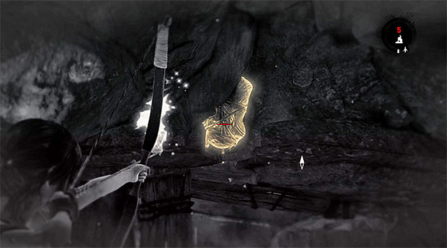 Watch out for a savage that is going to attack you (shot him with the bow or kill him with the climbing axe) - Firestarter | Collectibles: Geothermal Caverns - Collectibles: Geothermal Caverns - Tomb Raider Game Guide