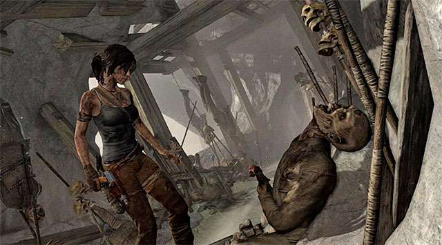 Move forward through the larger room, but stop to pick up some ammo - Find a Way Out | 11: Another Fine Mess Walkthrough - 11: Another Fine Mess | Walkthrough - Tomb Raider Game Guide