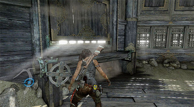 Go up the ramp to the upper floor, but be ready to kill a single guard wholl try to ambush you - Find a Way Out | 11: Another Fine Mess Walkthrough - 11: Another Fine Mess | Walkthrough - Tomb Raider Game Guide