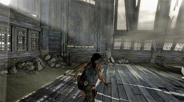 Go back to the shutter mechanism and close them - Find a Way Out | 11: Another Fine Mess Walkthrough - 11: Another Fine Mess | Walkthrough - Tomb Raider Game Guide