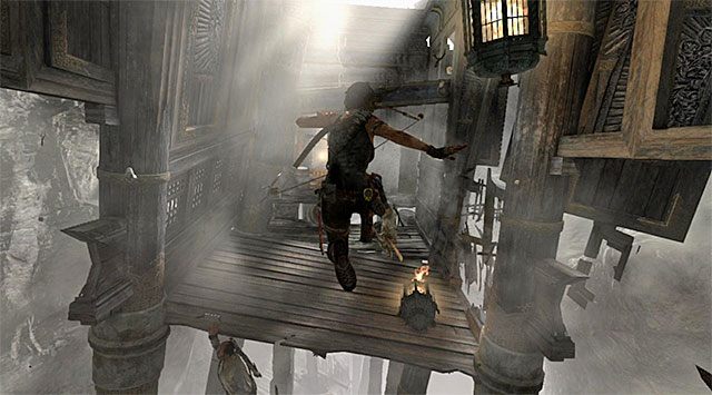 Start running as soon as you regain control over Lara; ignore the guards and dont stop - Find a Way Out | 11: Another Fine Mess Walkthrough - 11: Another Fine Mess | Walkthrough - Tomb Raider Game Guide