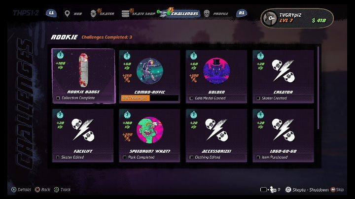 Trophy type: bronze - Tony Hawks Pro Skater 1+2: Trophies/Achievements guide - Appendix - Tony Hawks Pro Skater 1+2 Guide