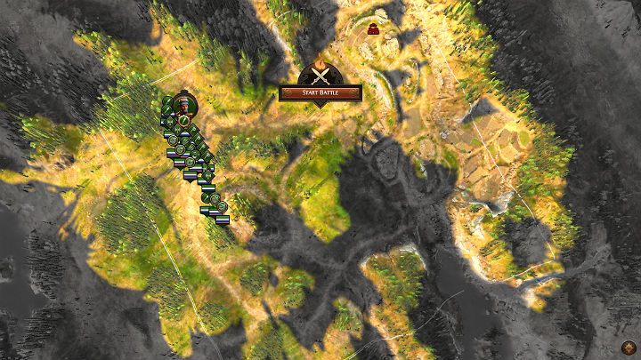 The image above shows a battlefield that consists largely of forests - Total War Troy: Battles - how to fight? - Basics - Total War Troy Guide