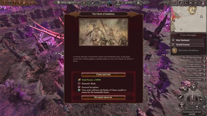 Das größte Hindernis ist jedoch Ihre eigene Gier – Total War Warhammer 3: Realm of Slaanesh – Realm of Chaos – Total War Warhammer 3 Guide
