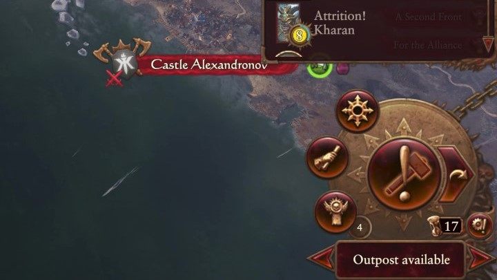 This is another menu that will be slightly different for each faction - Total War Warhammer 3: User Interface - Campaign Map - Total War Warhammer 3 Guide