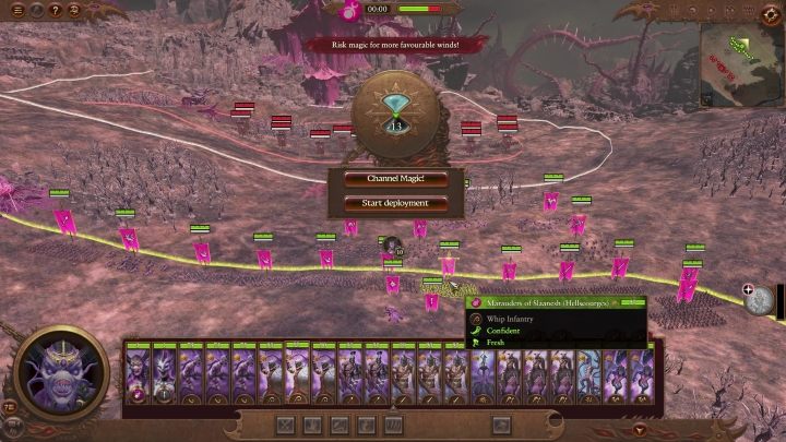 Almost every battle starts with drawing Winds of Magic (you can read more about them on a separate page: Winds of Magic) - Total War Warhammer 3: Battles - Military - Total War Warhammer 3 Guide