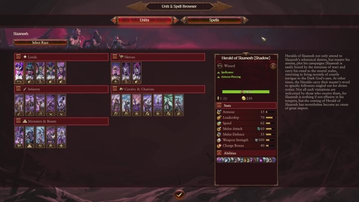 Units are divided into different types - Total War Warhammer 3: Units - Military - Total War Warhammer 3 Guide