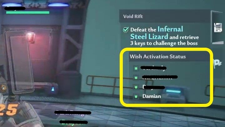 You can see the Wish statuses in the upper-left corner of the main screen - Tower of Fantasy: Void Rifts - Adventure - Tower of Fantasy Guide