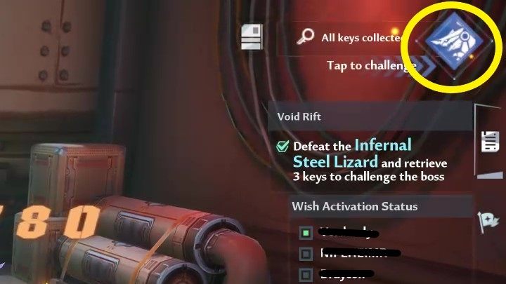 Once you've gathered all three keys and gathered enough buffs, it's time to challenge the boss - Tower of Fantasy: Void Rifts - Adventure - Tower of Fantasy Guide