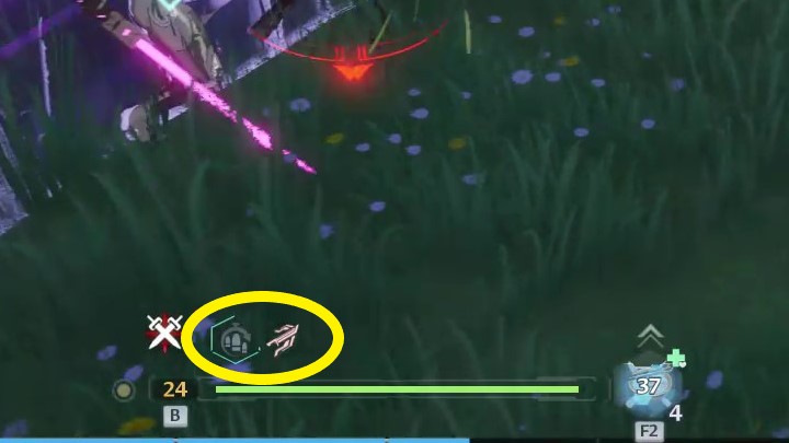 You can check the status of the current statuses affecting your character above the hero's health bar at the bottom of the screen - Tower of Fantasy: Combat and weapons - Basics - Tower of Fantasy Guide