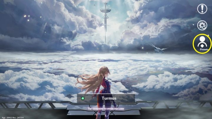However, before starting the game, you can create a prototype of your character on the start screen which you can then import into the actual game - Tower of Fantasy: Character creation and customization - Basics - Tower of Fantasy Guide