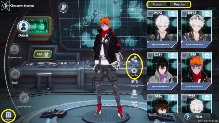 You can also use the creations of the community - Tower of Fantasy: Character creation and customization - Basics - Tower of Fantasy Guide