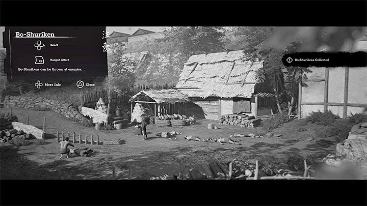 In the area on the left of the shrine, one of the bandits is terrorizing a civilian - Trek to Yomi: Chapter 1 - walkthrough - Walkthrough - Trek to Yomi Guide