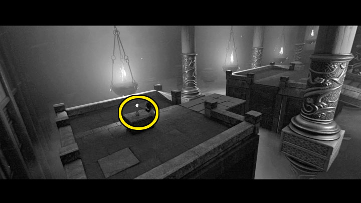 Go back to the fork you passed earlier and take the upper stairs now - Trek to Yomi: Chapter 5 - walkthrough - Walkthrough - Trek to Yomi Guide