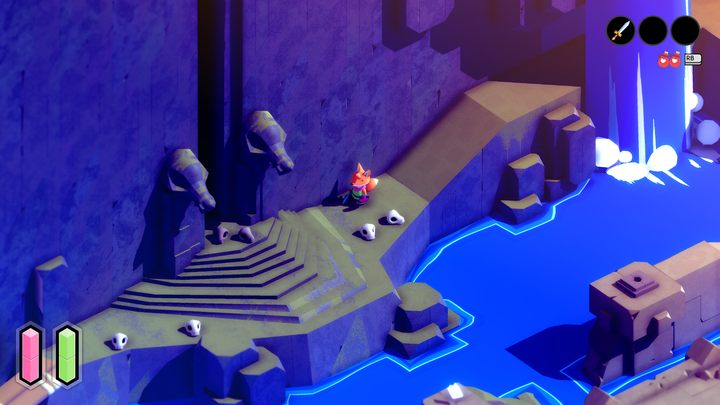 Dark Tomb is almost impossible to cross without a lantern, as it is pitch blackness in there - Tunic: Wand - how to find? - FAQ - Tunic Guide