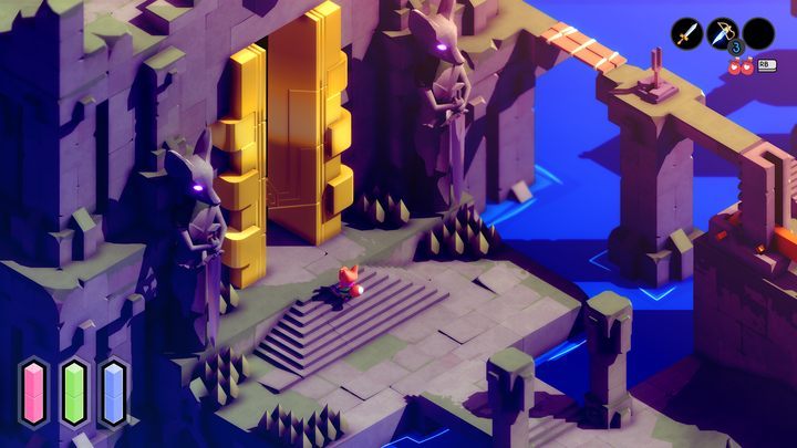 Go inside, run for a while and then turn right and go all the way to the wall - Tunic: Wand - how to find? - FAQ - Tunic Guide