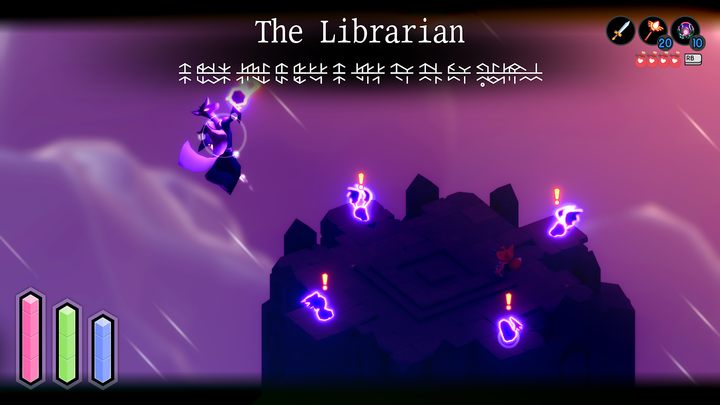 The Librarian, unlike all previous bosses, is an opponent who largely bases his skill set on spells - Tunic: The Librarian - boss, how to beat? - Bosses - Tunic Guide