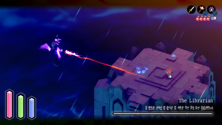 Do you remember the fight with the Guard Captain and his charge - Tunic: The Librarian - boss, how to beat? - Bosses - Tunic Guide